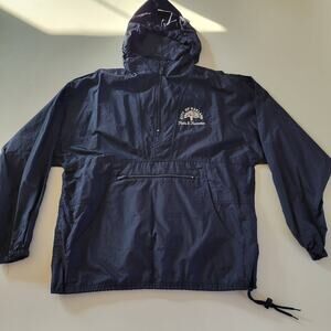RARE Vtg City of Oakland Parks & Rec Packable Nylon Windbreaker Jacket Medium